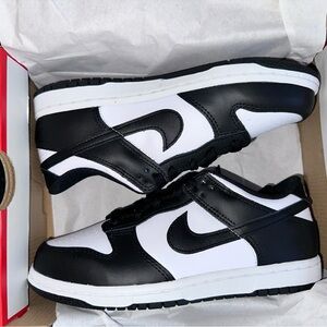 Nike kids Black and White Dunk PS 3Y